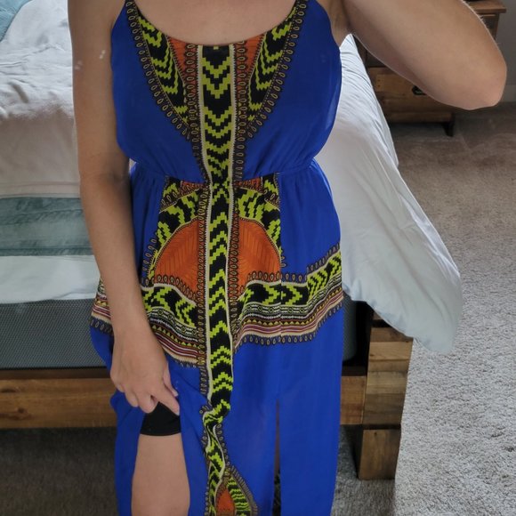Maxi Dress, blue - Picture 2 of 5